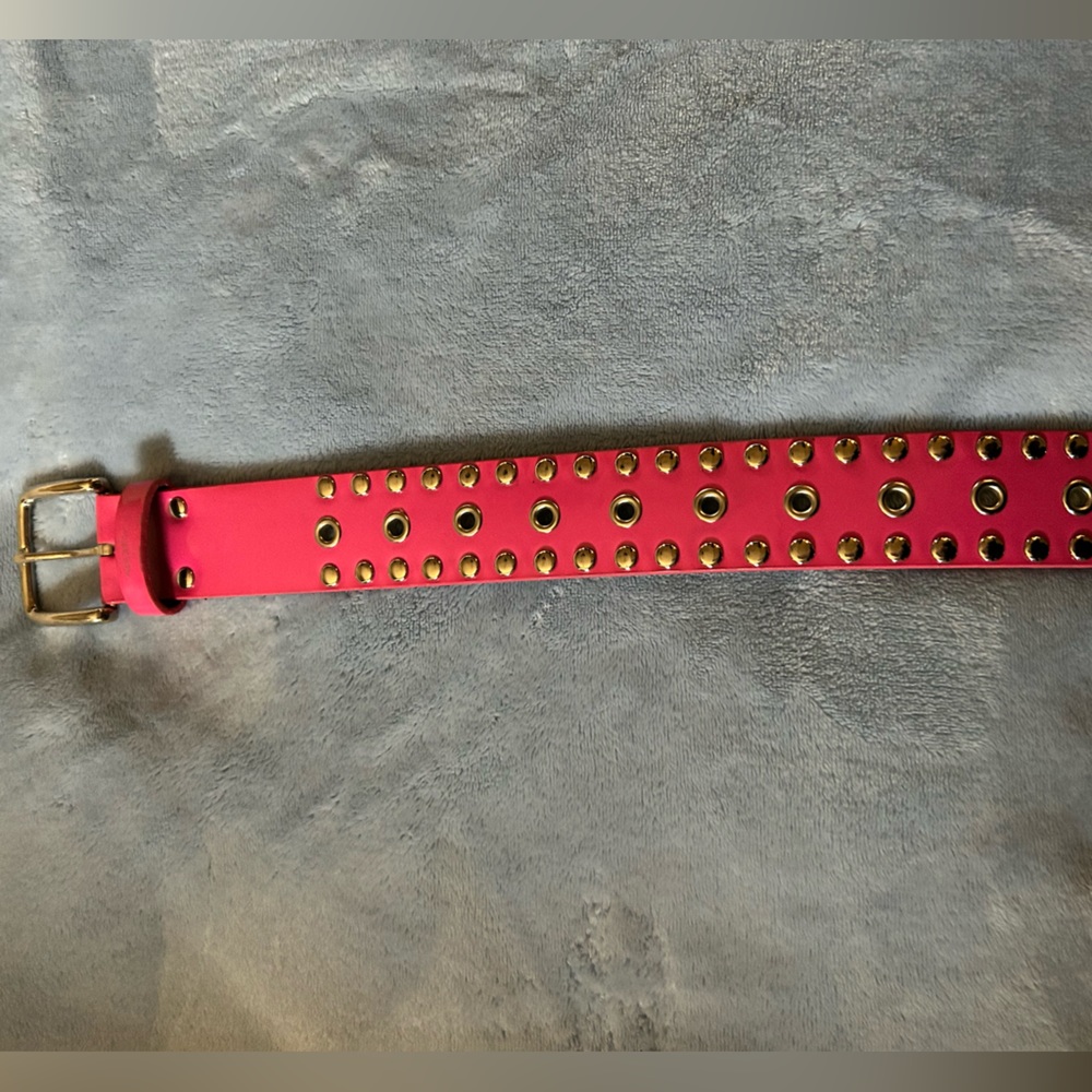 Hot Pink Studded Belt